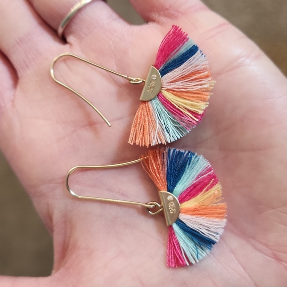 Stella & Dot Coco Fringe Earrings - Picture 3 of 6